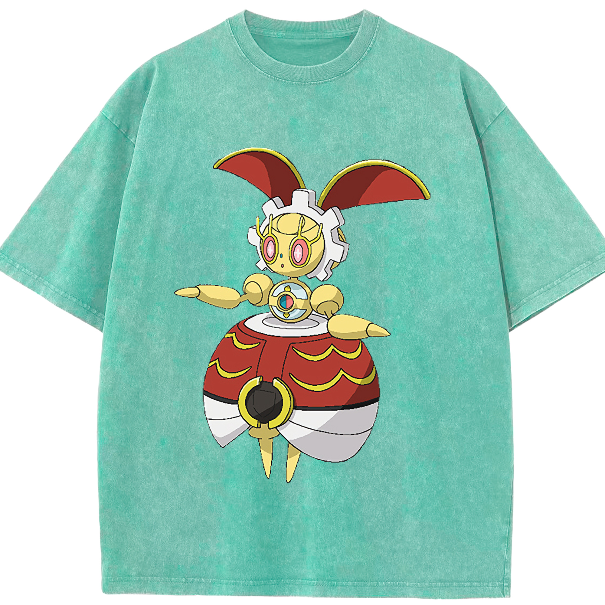 （画像用） ポケットモンスター Pokémon 綿100% ヴィンテージ風 半袖Tシャツ（フロントプリント）